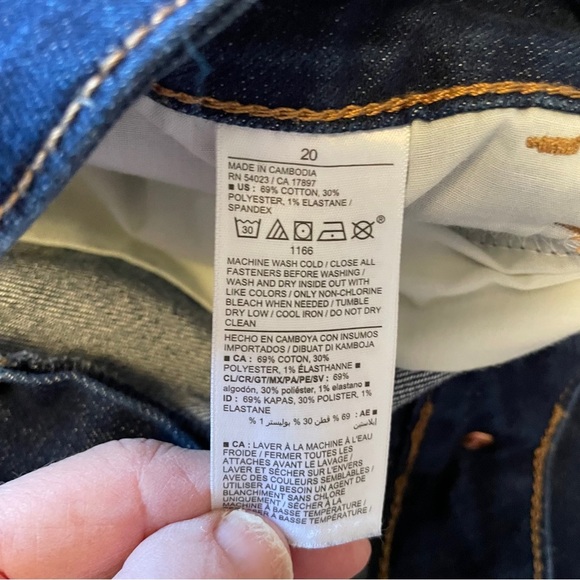 Old Navy Women's Indigo Blue Jeans-High Waist-Skinny-Size 20 - Picture 7 of 9